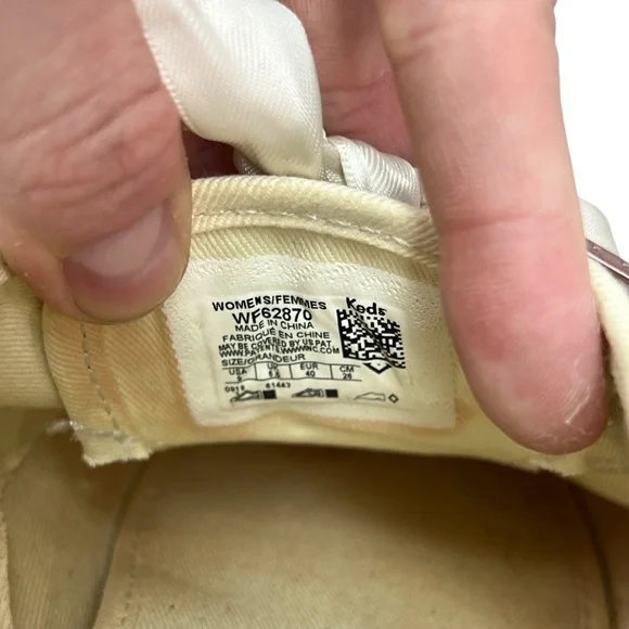 Keds x Kate Spade Glitter Ribbon Sneakers Rose gold Wedding Shoes 9 - Picture 9 of 11